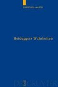 Cover-Bild zum Titel 'Heideggers Wahrheiten' von 'Christoph Martel'
