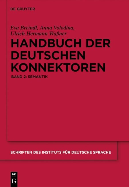 Handbuch der deutschen Konnektoren 2 - Eva Breindl, Ulrich Hermann Waßner, Anna Volodina