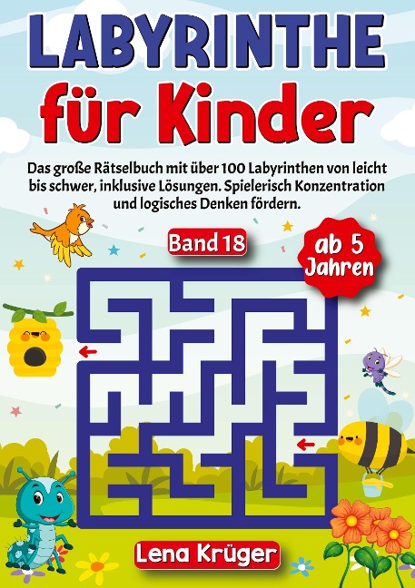 Labyrinthe für Kinder ab 5 Jahren - Band 18 - Lena Krüger