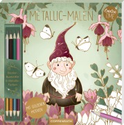 Cover-Bild zum Titel 'Metallic-Malen Garden Glory' von ''