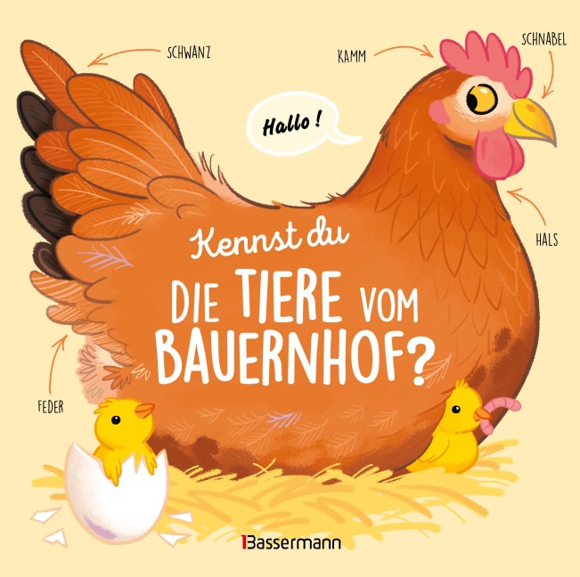 Kennst du die Tiere vom Bauernhof? - Sachbilderbuch für Kinder ab 3 Jahren - Olivier Le Gall