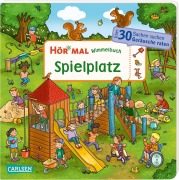 Cover-Bild zum Titel 'Hör mal (Soundbuch): Wimmelbuch: Spielplatz' von 'Julia Hofmann'