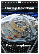 Cover-Bild zum Titel 'Harley Davidson Familienplaner (Wandkalender 2027 DIN A4 hoch), CALVENDO Monatskalender' von 'Thomas Bartruff'