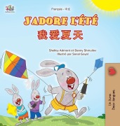J'adore l'été (Livre pour enfants bilingue français-chinois simplifié) - Shelley Admont, Danny Shmuilov, Kidkiddos Books