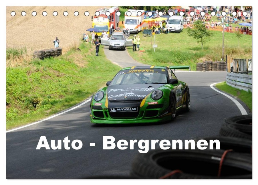 Auto - Bergrennen (Tischkalender 2026 DIN A5 quer), CALVENDO Monatskalender - Andreas von Sannowitz