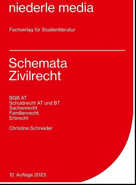 Schemata Zivilrecht. Karteikarten - Christine Schneider