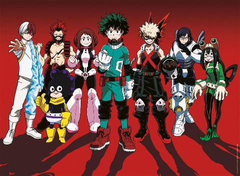 Erwachsenenpuzzle 500 Teile - My Hero Academia - Superhelden - 