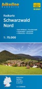 Cover-Bild zum Titel 'Bikeline Radkarte Schwarzwald Nord 1 : 75 000' von ''