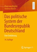 Cover-Bild zum Titel 'Das politische System der Bundesrepublik Deutschland' von 'Klaus Von Beyme, Andreas Busch'
