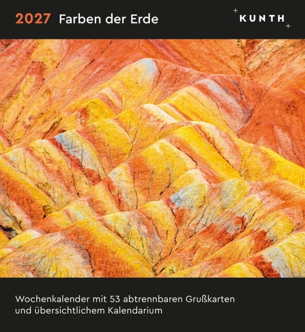 Farben der Erde - KUNTH Postkartenkalender 2027 - 