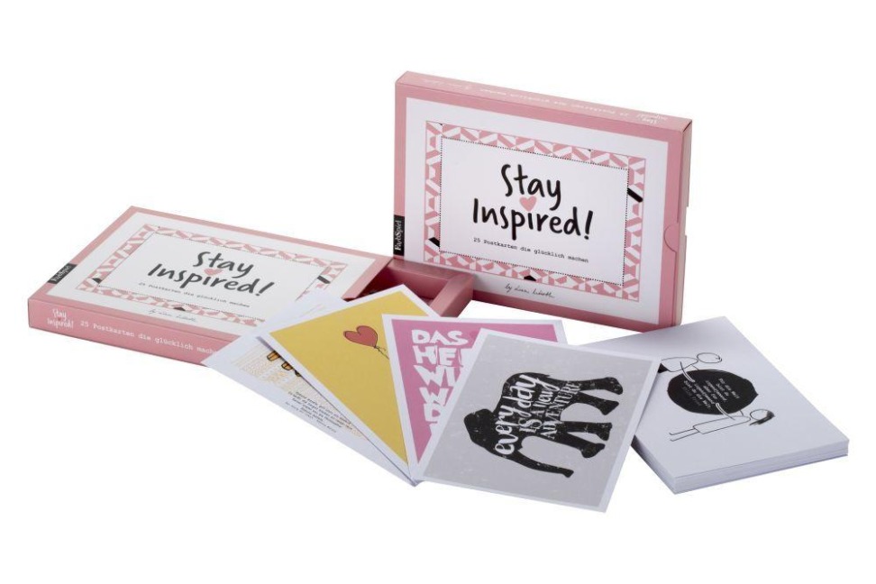 Stay inspired - Postkartensprüche 3 - Lisa Wirth