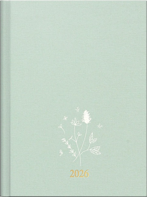 rido/idé 7013603016 | Taschenkalender Young Line Mini 2026 "Wild Flowers" | A6, Textil - 