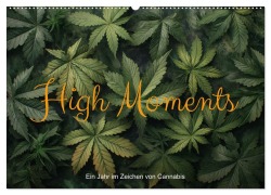 Cover-Bild zum Titel 'High Moments - Ein Jahr im Zeichen von Cannabis (Wandkalender 2026 DIN A2 quer), CALVENDO Monatskalender' von 'Artefacti Artefacti'