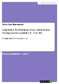Cover-Bild zum Titel 'Qualitative Bestimmung eines unbekannten Stoffgemisches mittels GC / GC-MS' von 'Arne von Berswordt'