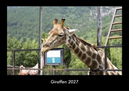 Cover-Bild zum Titel 'Giraffen 2027 Fotokalender DIN A3' von 'Tobias Becker'