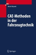 Cover-Bild zum Titel 'CAE-Methoden in der Fahrzeugtechnik' von 'Martin Meywerk'