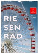 Cover-Bild zum Titel 'Riesenrad - hoch hinaus (Wandkalender 2026 DIN A3 hoch), CALVENDO Monatskalender' von 'Peter Roder'