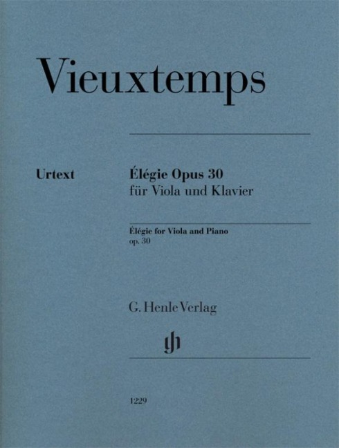 Élégie op. 30 für Viola und Klavier - Henry Vieuxtemps