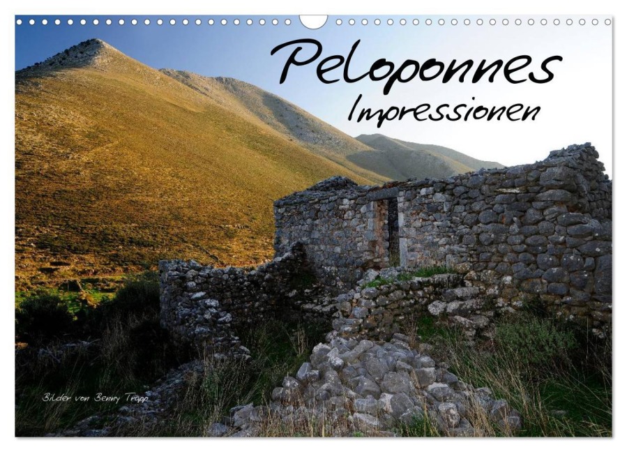 Peloponnes Impressionen / 2026 (Wandkalender 2026 DIN A3 quer), CALVENDO Monatskalender - Benny Trapp