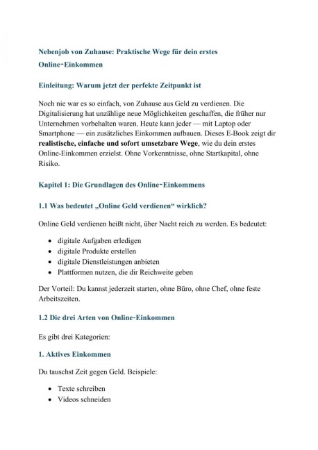 "Nebenjob von Zuhause: Praktische Wege für dein erstes Online-Einkommen" - Toni V