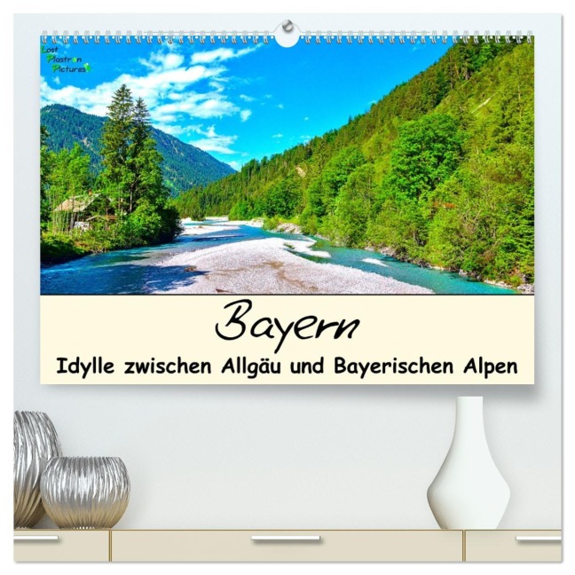 Bayern - Idylle zwischen Allgäu und Bayerischen Alpen (hochwertiger Premium Wandkalender 2026 DIN A2 quer), Kunstdruck in Hochglanz - Lost Plastron Pictures