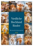 Cover-Bild zum Titel 'Niedliche Hochland Rinder (Wandkalender 2026 DIN A4 hoch), CALVENDO Monatskalender' von 'Steffen Gierok-Latniak'