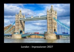 Cover-Bild zum Titel 'London - Impressionen 2027 Fotokalender DIN A3' von 'Tobias Becker'