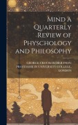 Cover-Bild zum Titel 'Mind a Quarterly Review of Physchology and Philosophy' von ''