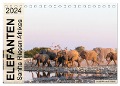 Elefanten - Sanfte Riesen Afrikas (Tischkalender 2024 DIN A5 quer), CALVENDO Monatskalender - Silvia Trüssel