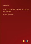 Cover-Bild zum Titel 'Archiv für das Studium der neueren Sprachen und Literaturen' von 'Ludwig Herrig'