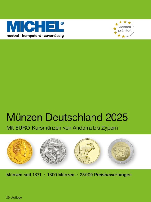 Münzen Deutschland 2025 - Michel-Redaktion
