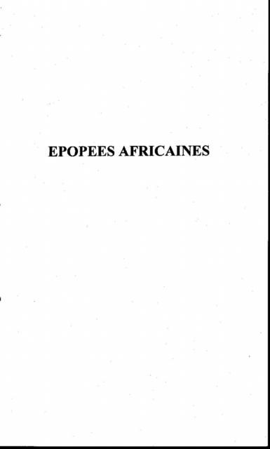 Epopees africaines - Diop Samba
