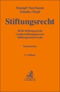 Cover-Bild zum Titel 'Stiftungsrecht' von 'Christoph Stumpf, Joachim Suerbaum, Martin Schulte, Rudolf Pauli'