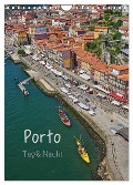 Porto Tag und Nacht (Wandkalender 2025 DIN A4 hoch), CALVENDO Monatskalender - Mark Bangert