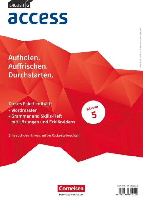 English G Access Band 1: 5. Schuljahr - Wordmaster und Grammar and Skills (Im Paket) - 