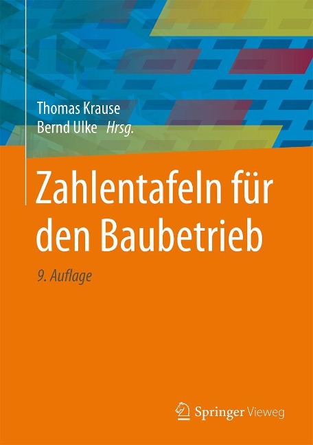 Zahlentafeln für den Baubetrieb - 