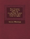 Cover-Bild zum Titel 'Th�se Historico-critique Sur Le Dogme De L'eucharistie: Pendant Les Sept Premiers Si�cles De L'eǵlise' von '&Tienne Momm&65533;ja'