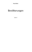 Cover-Bild zum Titel 'Bevölkerungen' von 'Alex Gfeller'