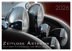 Cover-Bild zum Titel 'Zeitlose Ästhetik Oldtimer-Fotografien von Wolf Kloss (Wandkalender 2026 DIN A3 quer), CALVENDO Monatskalender' von 'Wolf Kloss'