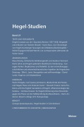 Cover-Bild zum Titel 'Hegel-Studien / Hegel-Studien Band 21 (1986)' von ''