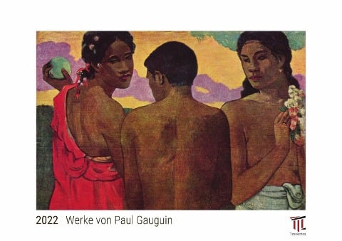Werke von Paul Gauguin 2022 - White Edition - Timokrates Kalender, Wandkalender, Bildkalender - DIN A4 (ca. 30 x 21 cm) - 