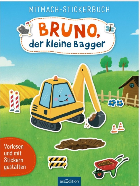 Mitmach-Stickerbuch - Bruno, der kleine Bagger - Joschi Mühl