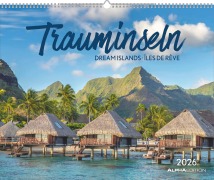 ALPHA EDITION - Trauminseln 2026 - 52 x 42,5 cm - 