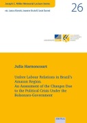 Cover-Bild zum Titel 'Unfree Labour Relations in Brazil's Amazon Region' von 'Julia Harnoncourt'