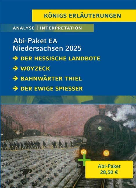 Abitur Niedersachsen 2025 EA Deutsch - Paket - Georg Büchner, Gerhart Hauptmann, Ödön Von Horváth