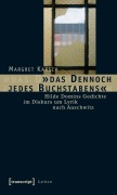 Cover-Bild zum Titel '»das Dennoch jedes Buchstabens«' von 'Margret Karsch'
