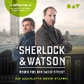 Cover-Bild zum Titel 'Sherlock & Watson ¿ Neues aus der Baker Street. Die komplette erste Staffel' von 'Viviane Koppelmann, Felix Partenzi, Nadine Schmid'