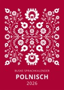 Cover-Bild zum Titel 'Sprachkalender Polnisch 2026' von 'Aleksandra Malchow, Erik Malchow'