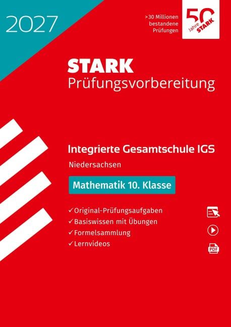 STARK Mathematik 10. Klasse - Integrierte Gesamtschule (IGS) 2027 Niedersachsen - Prüfungsvorbereitung - 