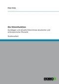 Cover-Bild zum Titel 'Die Stimmfunktion' von 'Peter Dicks'
